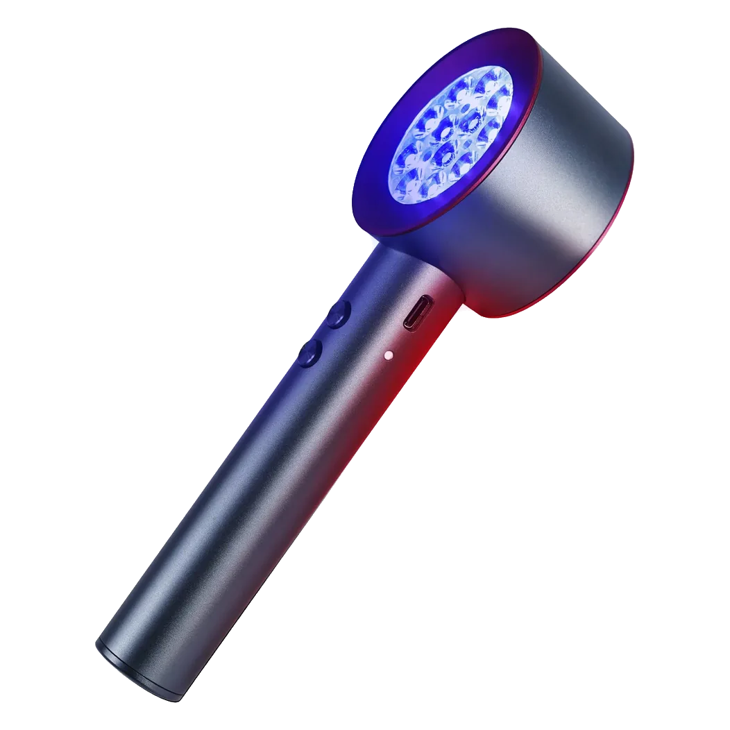 Megelin Red and Blue Light Therapy Handheld Device