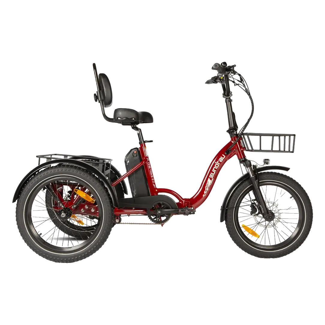 Eunorau ONE-TRIKE 2.0 Folding Electric Trike with Rear Differential