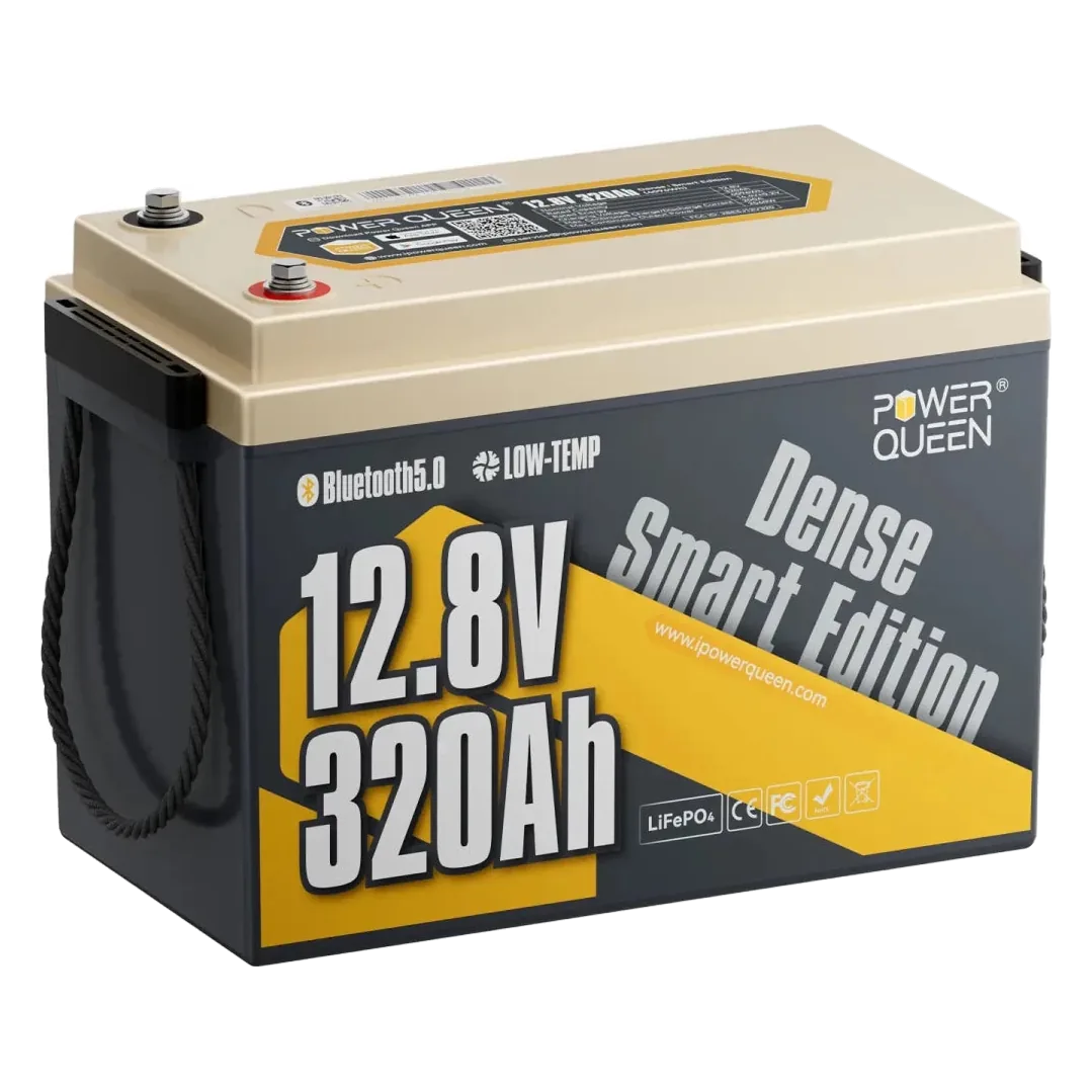 Power Queen 12V 320Ah Bluetooth LiFePO4 Battery