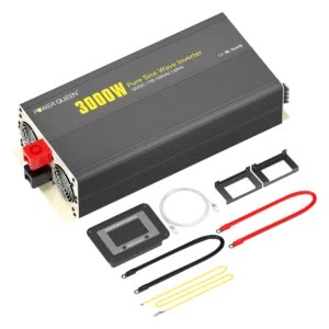 Power Queen 3000W 12V Pure Sine Wave Inverter with LCD Remote