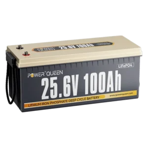 Power Queen 24V 100Ah Deep Cycle LiFePO4 Battery