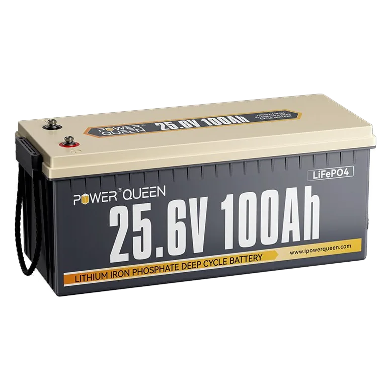 Power Queen 24V 100Ah Deep Cycle LiFePO4 Battery