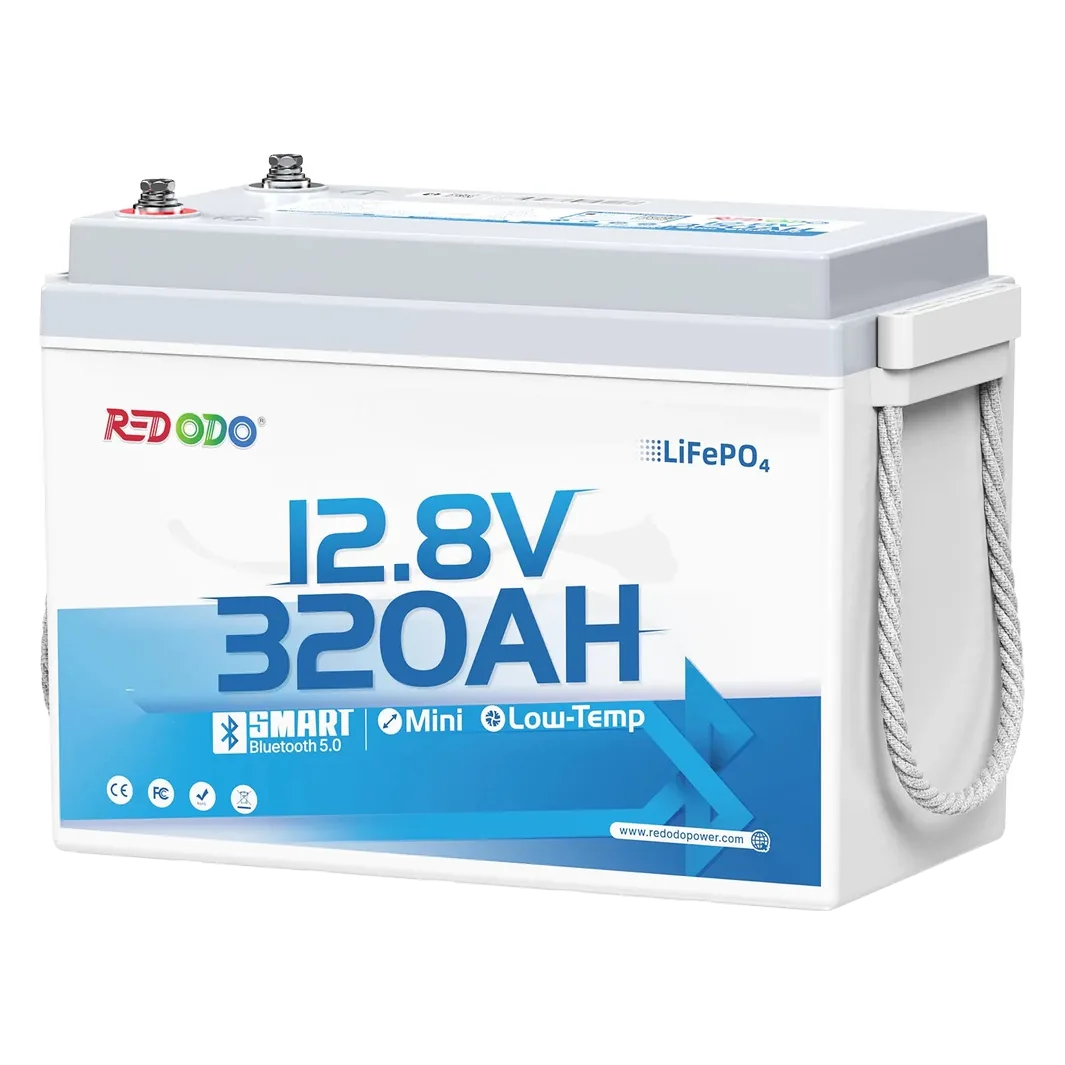 Redodo 12V 320Ah Mini Bluetooth LiFePO4 Battery