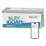 Redodo 48V (51.2V) 100Ah Bluetooth LiFePO4 Solar Battery