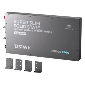 Renogy REGO 12V 104Ah Super Slim Self-Heating LiFePO4 Battery