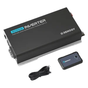 Renogy 3000W 12V Pure Sine Wave Inverter with UPS Transfer Switch and Bluetooth