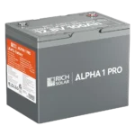 Rich Solar ALPHA 1 PRO 12V 100Ah Heated Bluetooth LiFePO4 Battery