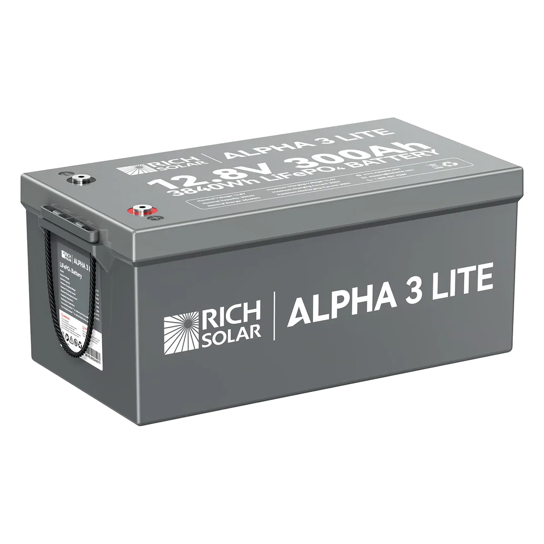 Rich Solar ALPHA 3 LITE 12V 300Ah LiFePO4 Battery