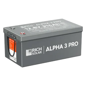 Rich Solar ALPHA 3 PRO 12V 314Ah Heated LiFePO4 Battery
