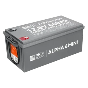 Rich Solar ALPHA 6 MINI 12V 460Ah Heated LiFePO4 Battery
