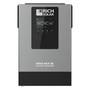 Rich Solar NOVA MAX 3K 2026 24V 3000W Off-Grid Hybrid Inverter Charger