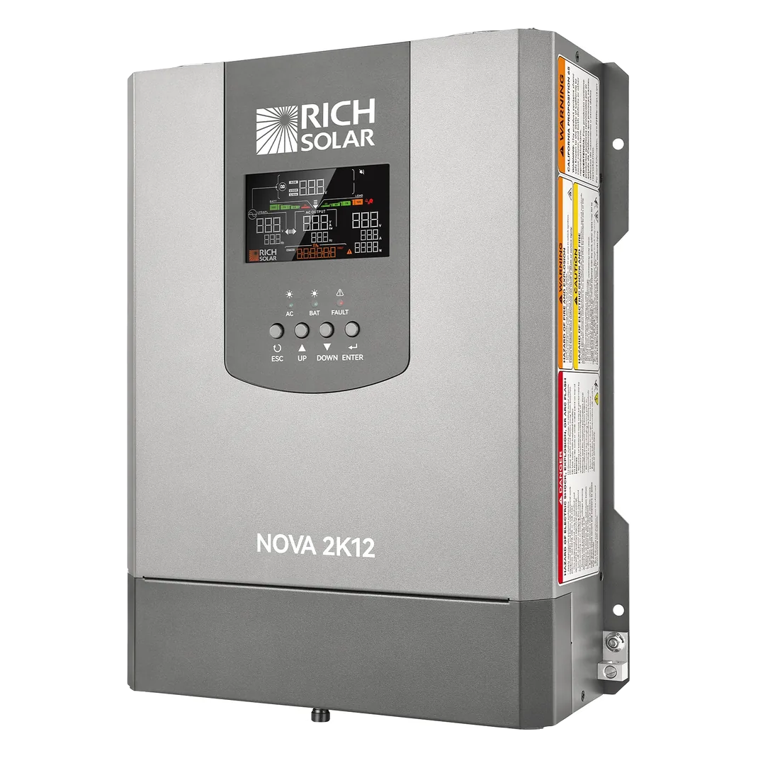 Rich Solar NOVA SWITCH 2K 12V 2000W Pure Sine Wave Inverter with Transfer Switch