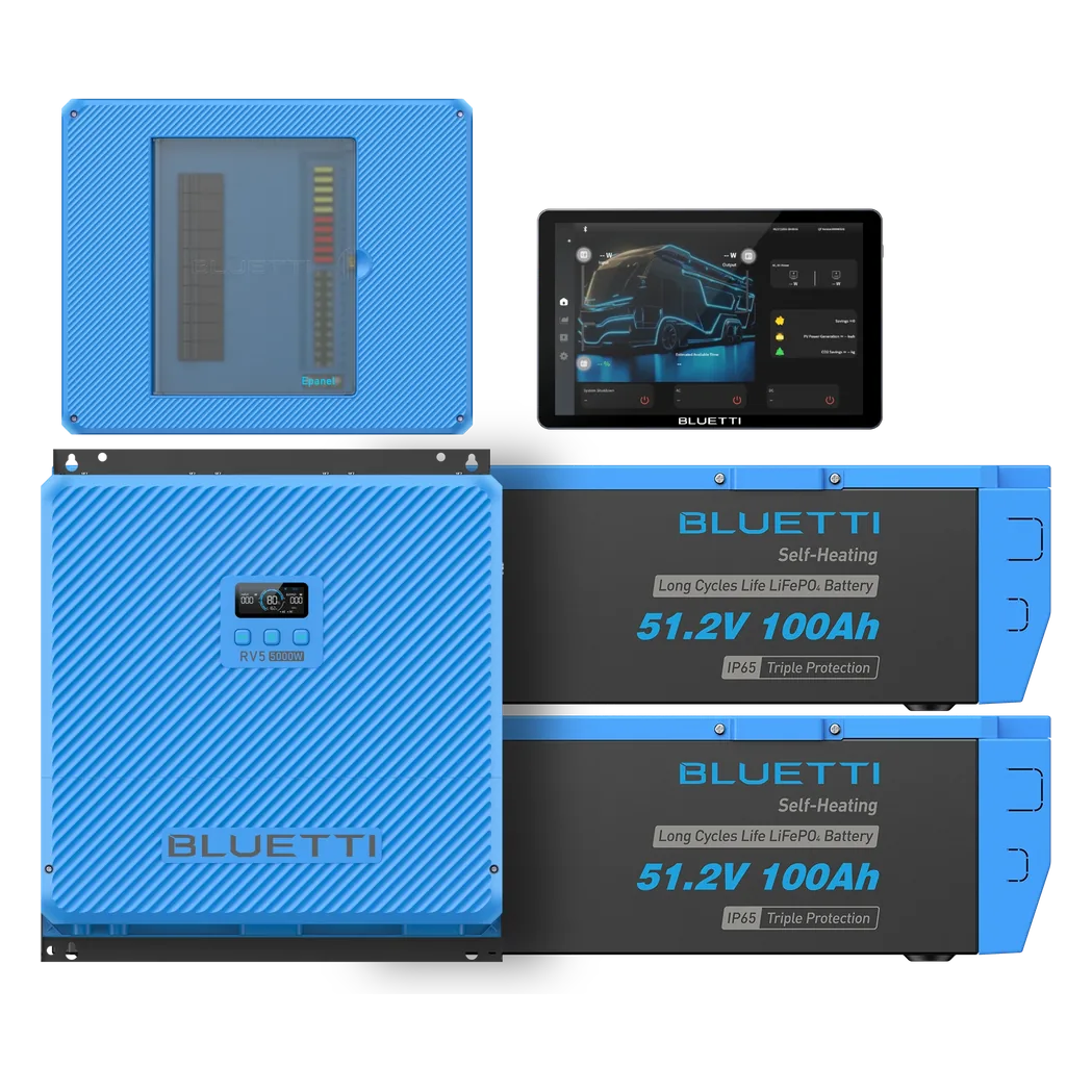 BLUETTI RV5 10kWh RV Kit With Epanel And Epad