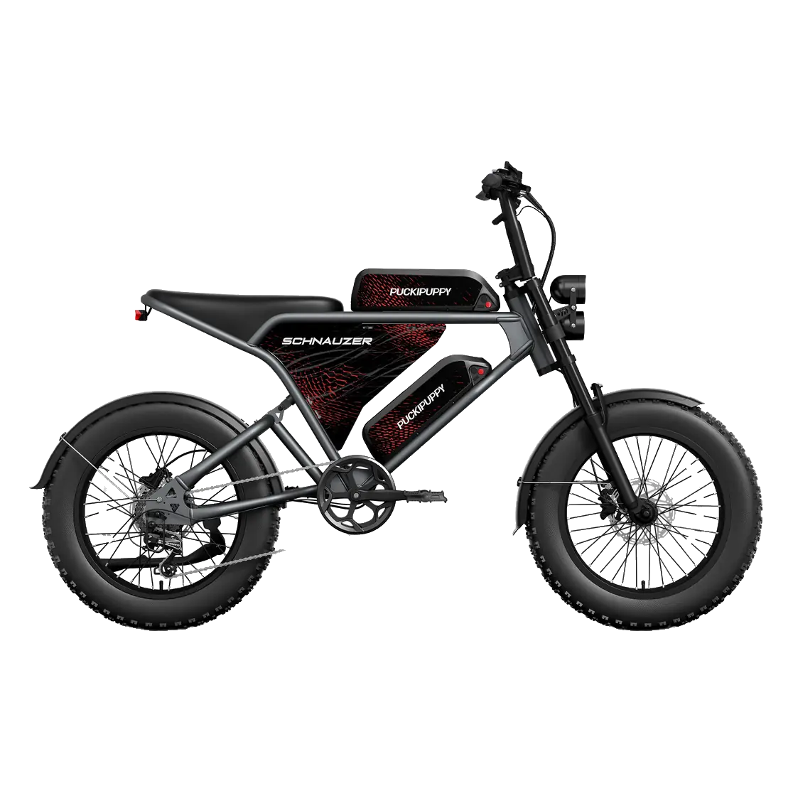 Puckipuppy Schnauzer Plus Dual-Battery Moped-Style Electric Bike