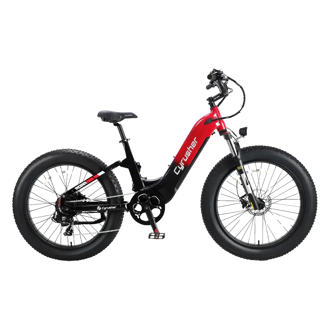Cyrusher Roam Step-Through Full-Suspension Fat Tire Electric Bike