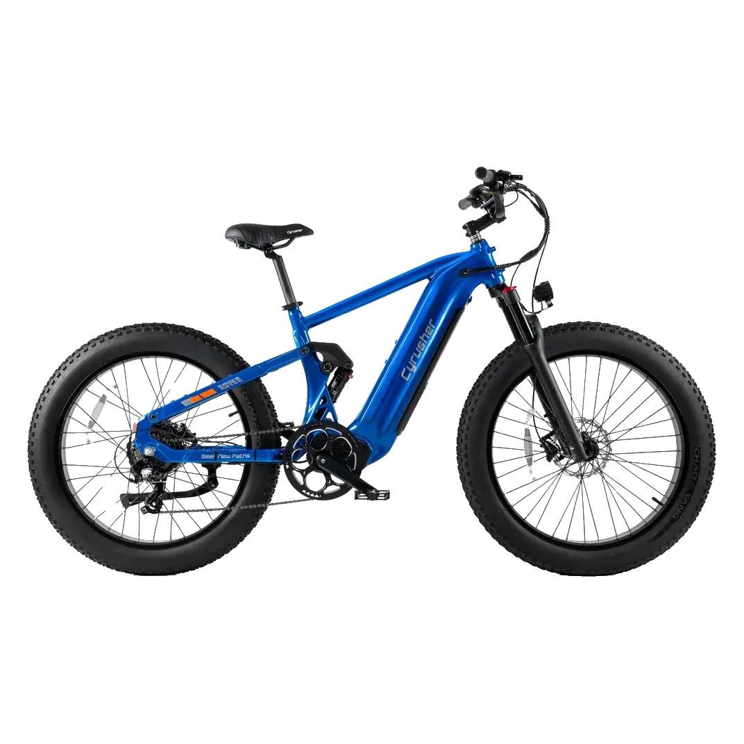 Cyrusher Rover Pro Full-Suspension Fat Tire Electric Bike