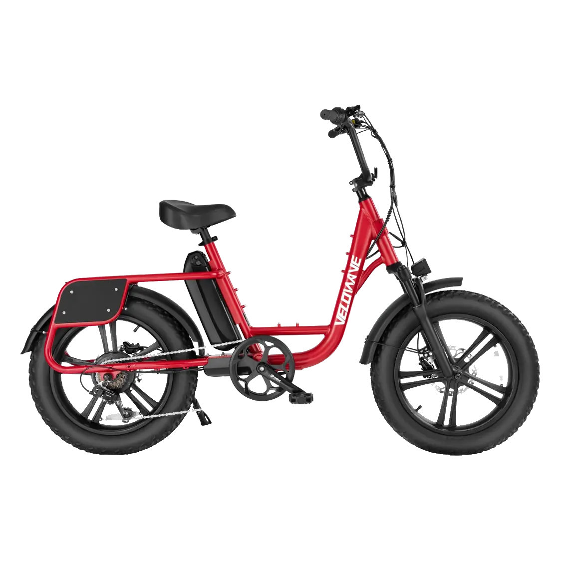 Velowave Prado S Step-Thru Fat Tire Commuter Electric Bike