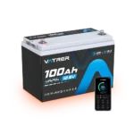Vatrer 12V 100Ah Self-Heating LiFePO4 Battery