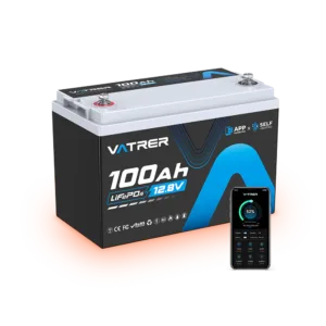 Vatrer 12V 100Ah Self-Heating LiFePO4 Battery