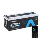 Vatrer 12V 600Ah Bluetooth LiFePO4 Battery